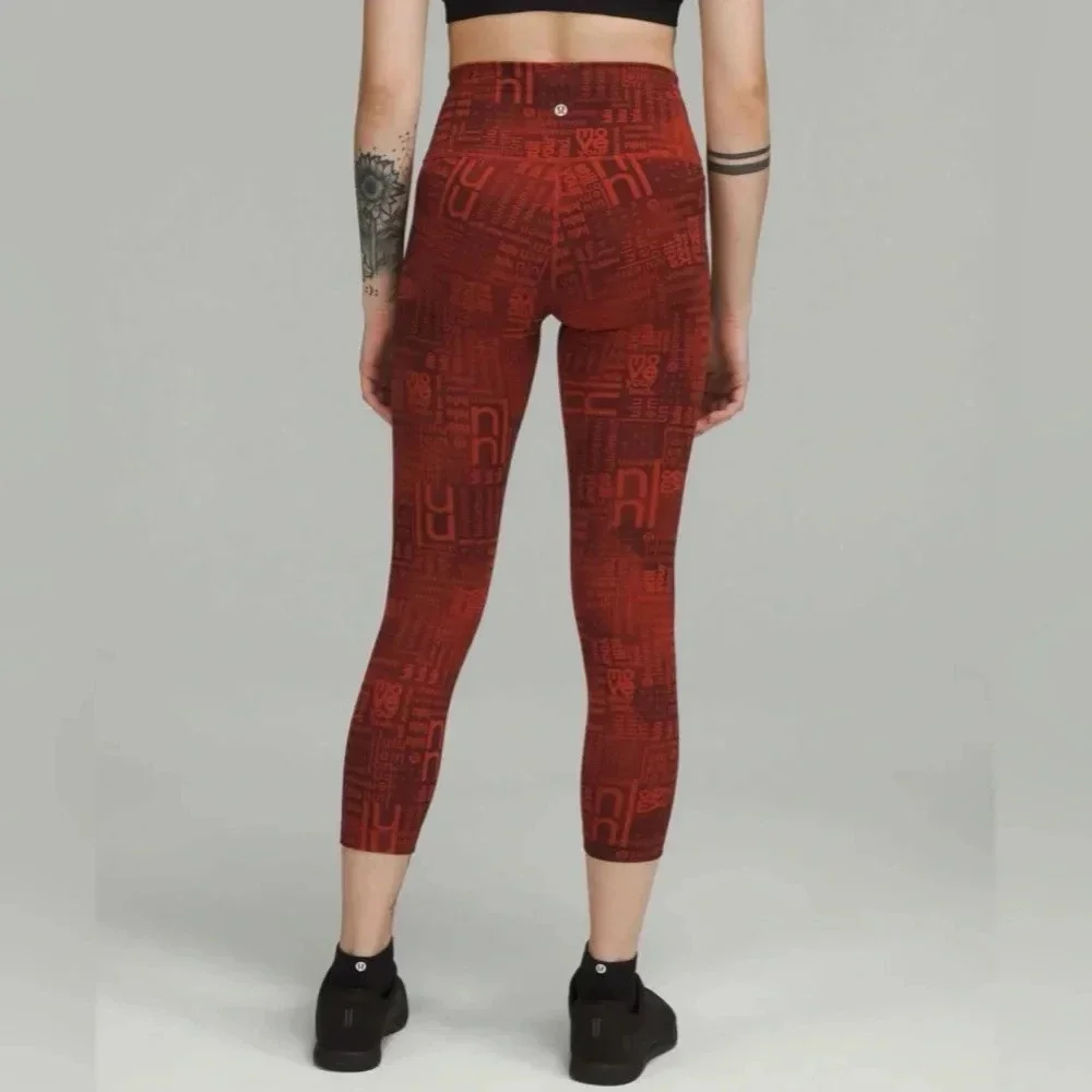 Lululemon Wunder Train High-Rise Crop 23